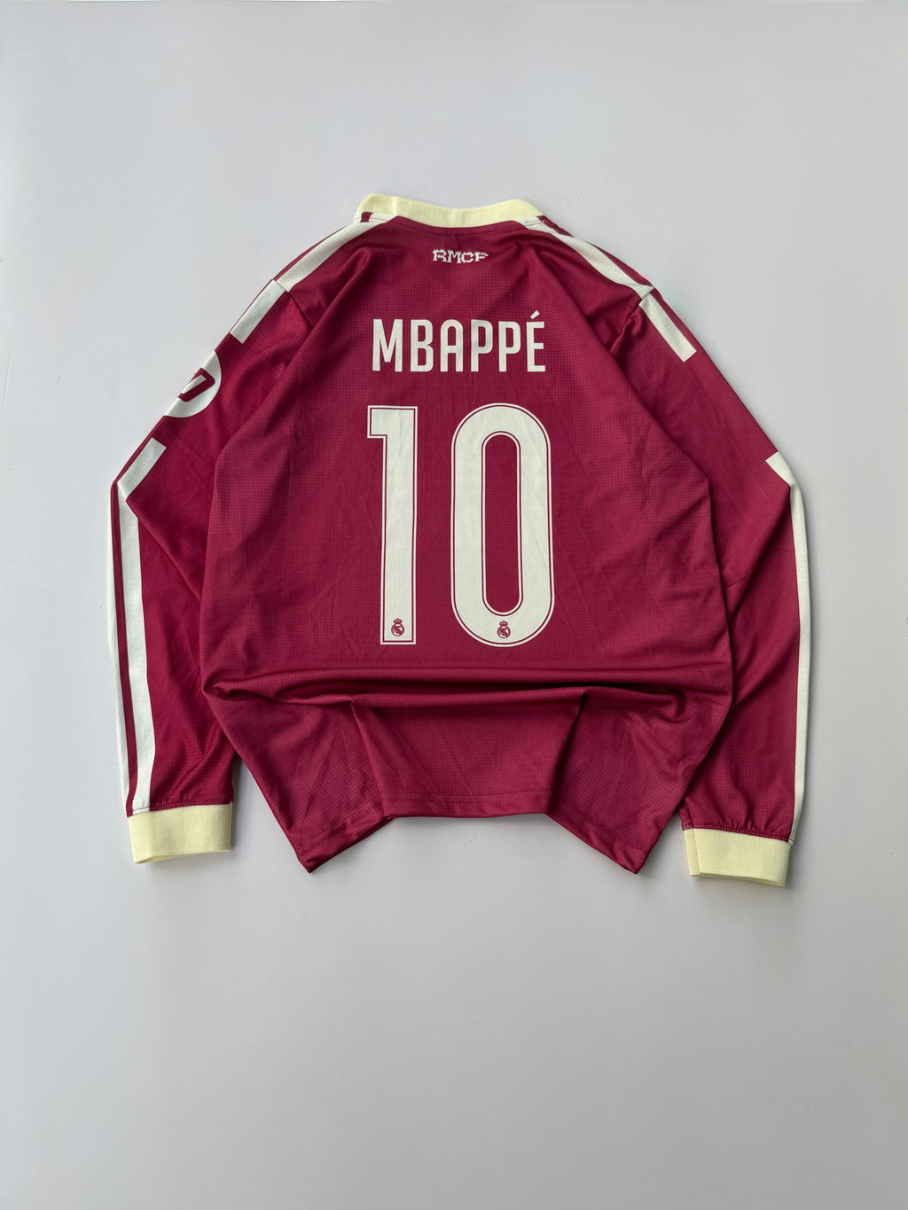 MBAPPE 10 REAL MADRID 2026/27 THIRD KIT 3D SILICONE HEAT PRESS LOGO FULL SLEEVE