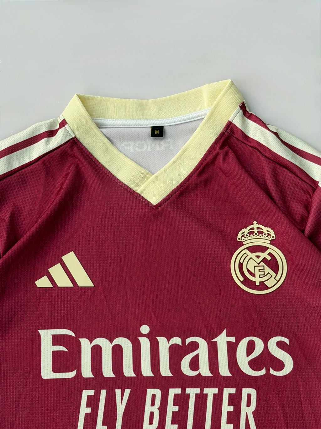 MBAPPE 10 REAL MADRID 2026/27 THIRD KIT 3D SILICONE HEAT PRESS LOGO FULL SLEEVE