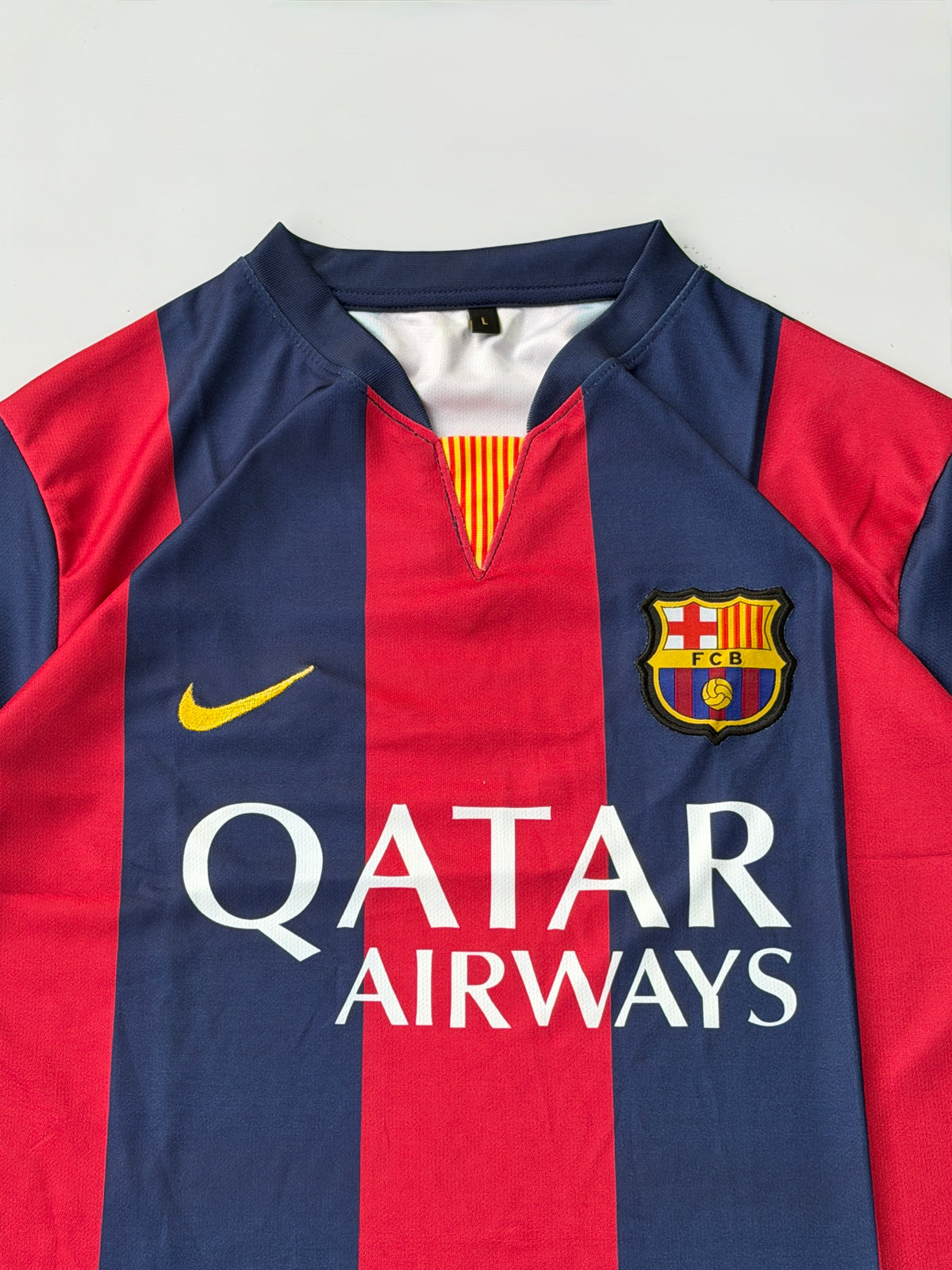 MESSI 10 BARCELONA 2014/15 SEASON HOME KIT EMBROIDERY