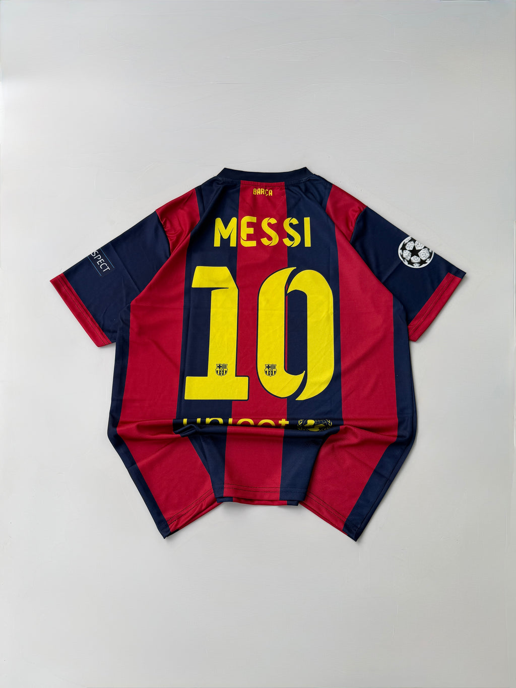 MESSI 10 BARCELONA 2014/15 SEASON HOME KIT EMBROIDERY