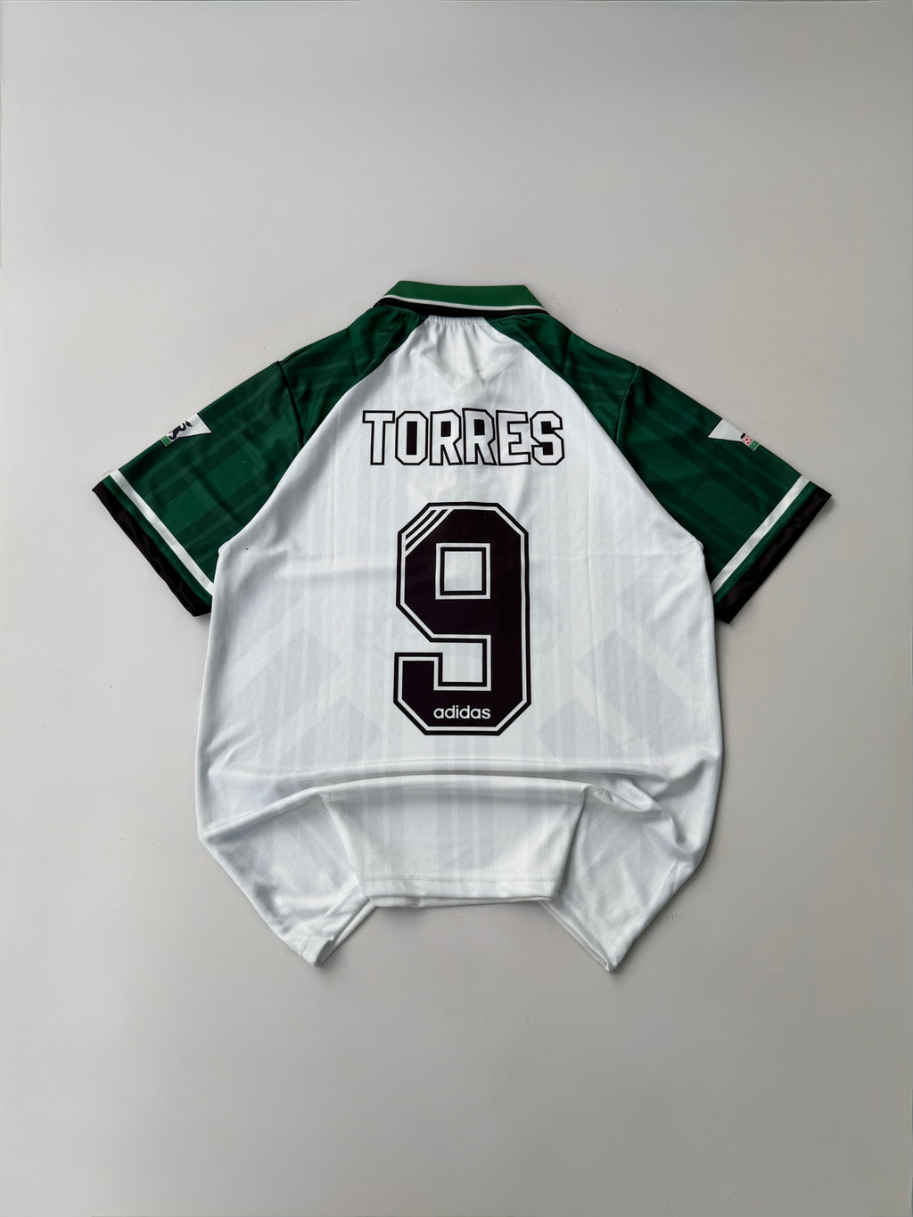TORRES 9 LIVERPOOL  LIVERPOOL 1993/95 RETRO AWAY KIT EMBROIDERY POLO