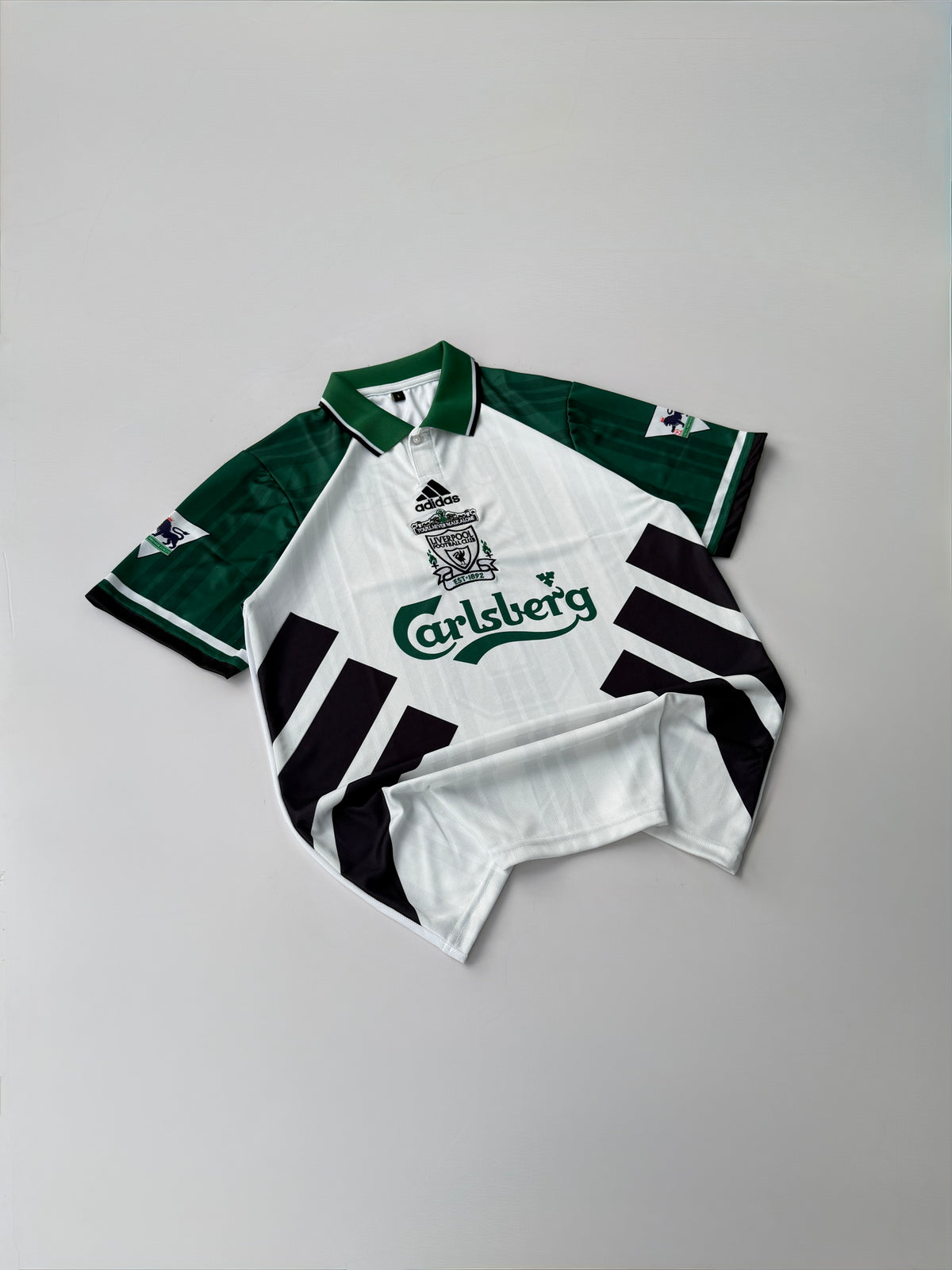 TORRES 9 LIVERPOOL  LIVERPOOL 1993/95 RETRO AWAY KIT EMBROIDERY POLO