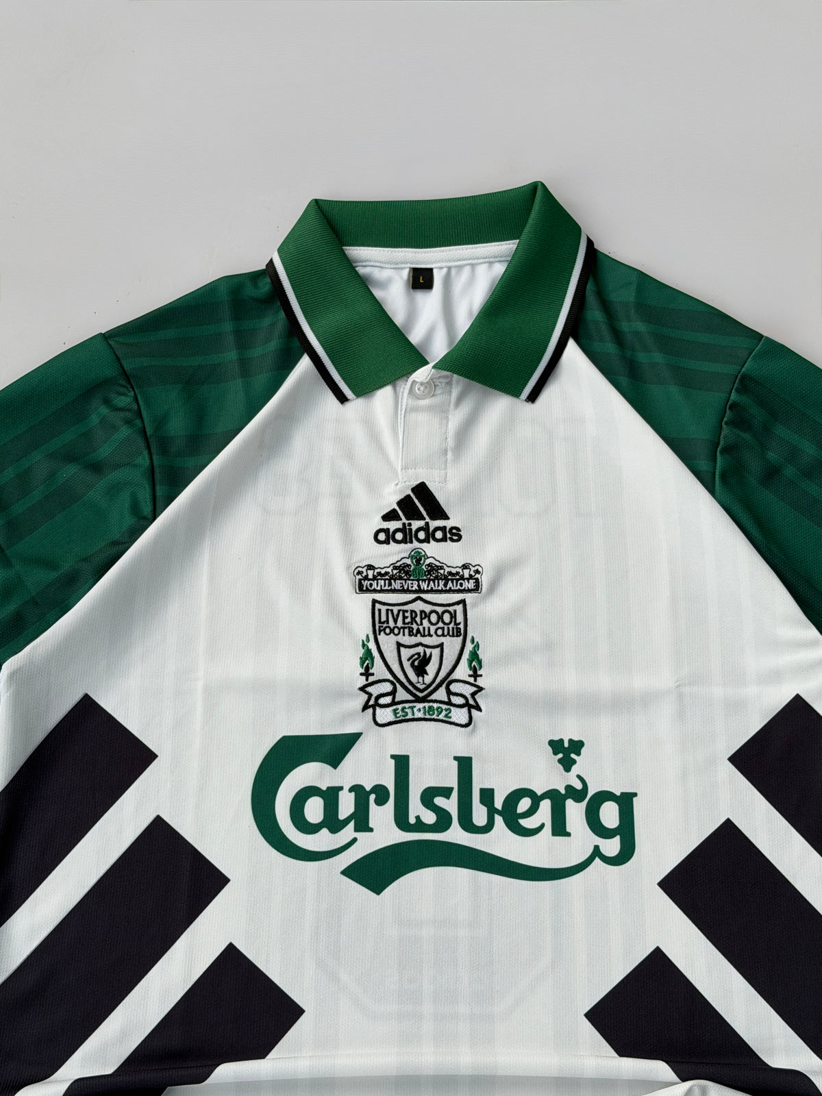 TORRES 9 LIVERPOOL  LIVERPOOL 1993/95 RETRO AWAY KIT EMBROIDERY POLO