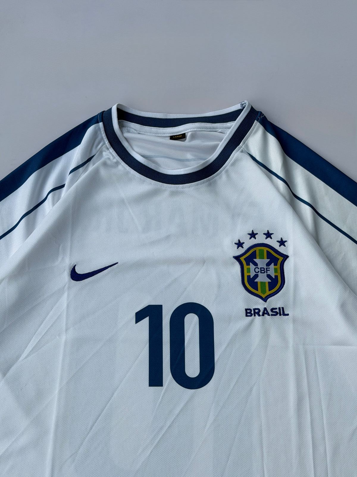 NEYMAR 10 BRAZIL 2019/20 AWAY KIT EMBROIDERY
